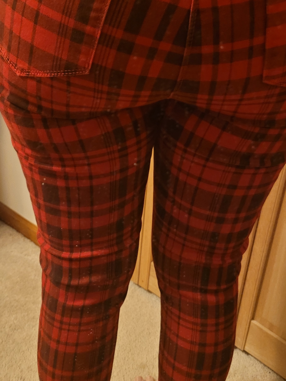YMI Red and Black Plaid Pants